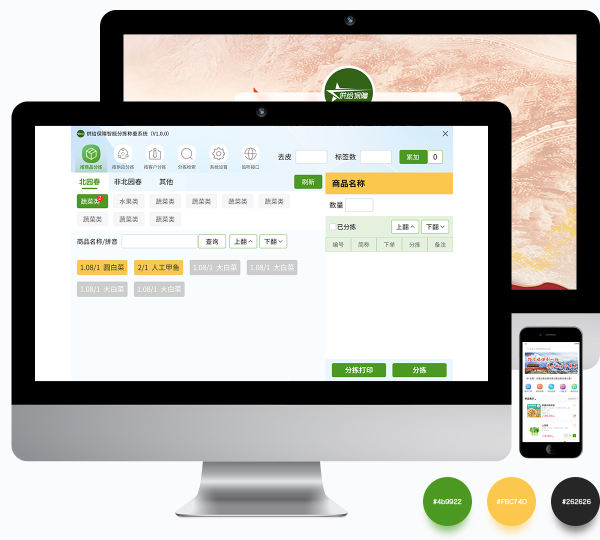 智能分拣称重系统